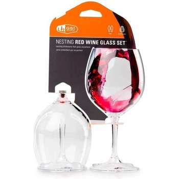 GSI Nesting Red Wine Glass Set