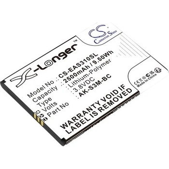 Cameron Sino Батерия за мобилен телефон EMPORIA Smart 3 Mini, Smart 4 AK-S3M-BC LiPo 3, 8V 2500mAh CAMERON SINO (CS-EAS310SL)