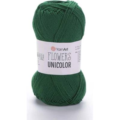 Yarn Art Flowers Unicolor 758 tmavě zelená