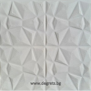 Image 1 of Самозалепващ 3d тапет бял Кожа