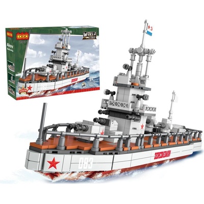 COGO WORLD MILITARY Bojová loď 760 ks