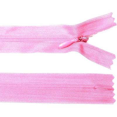 Spirálový zip no.3 skrytý nerozepínací 60cm - více barev color: 737 neon pink