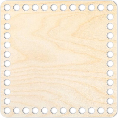 Woody Crafts Přírodní dno na háčkované košíky - Hvězda Velikost: 15x15 cm