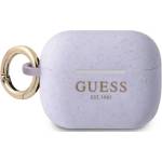 Guess GUAPSGGEU калъф за AirPods Pro, лилав, силиконов с брокат (GUAPSGGEU)