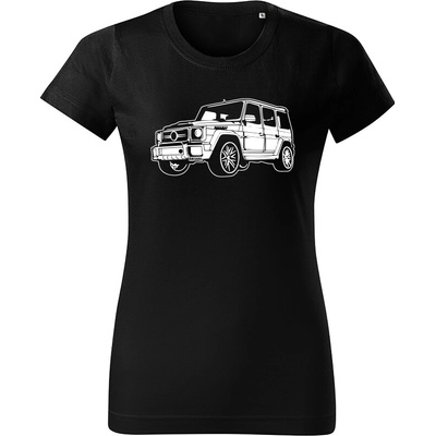 Tričko Mercedes Benz G Klasse dámske tričko Červená