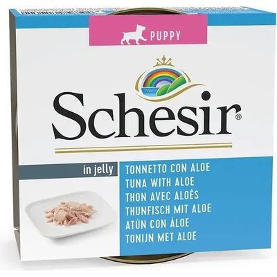 Schesir Puppy Tuna With Aloe in jelly за бебета риба тон и алое 150gr