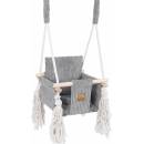 Meowbaby houpačka šedá