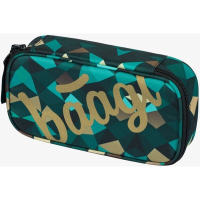 Baagl Зелен училищен моливник Baagl Skate Polygon BAAGL | Zelen | Момчешки | ЕДИН РАЗМЕР