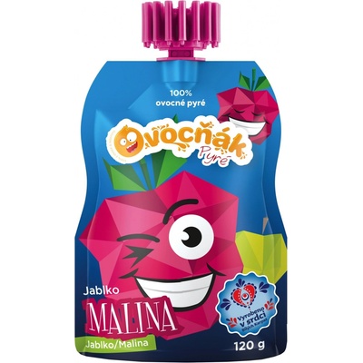 Ovocňák kapsička jablko malina 120 g