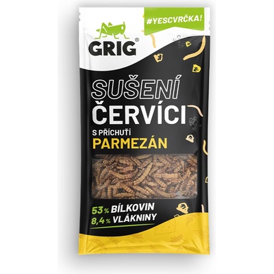 Grig Sušení Červíci Parmezán 13 g – Zboží Mobilmania