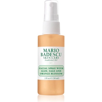 Mario Badescu Facial Spray with Aloe, Sage and Orange Blossom енергизираща хидратираща мъгла за лице 59ml