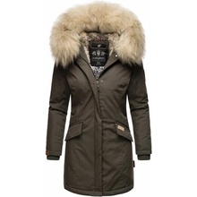 Navahoo Cristal zimná s kapucňou a kožušinou anthracite