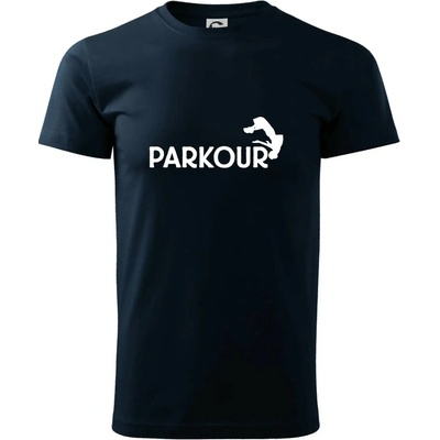 Parkour salto tričko tmavomodrá