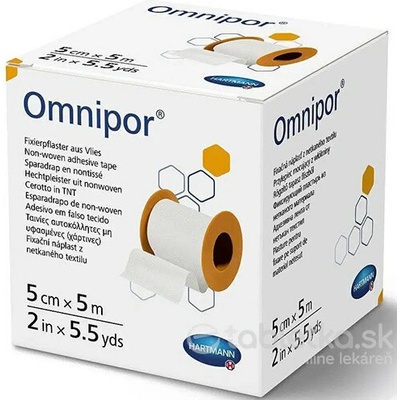 Omnipor hypoalergénna fixačná náplasť 5 cm x 5m