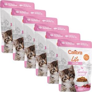 Calibra Cat Life Kitten Турция в сос 6 x 85 г