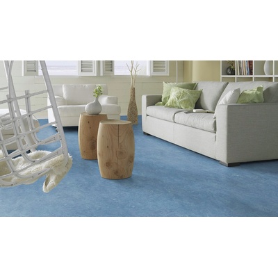 Forbo Marmoleum marbled real Fresco blue 3055 2 mm 2 bm