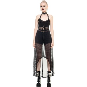 KILLSTAR дамска рокля (мрежеста) KILLSTAR - Darklist Duster Duster - Черен - KSRA003596