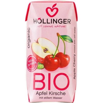 Hollinger Bio Šťáva ovocná jablko višeň 200 ml