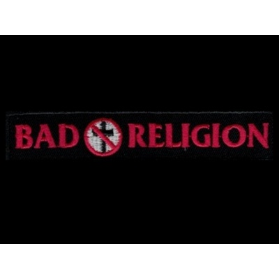 Nášivka BAD RELIGION line vyšívaná zažehlovací