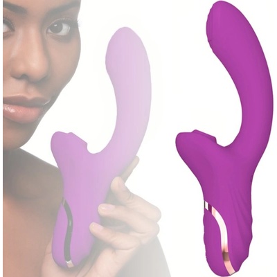 Vibrabate VELKÝ FIALOVÝ ORGASMICKÝ VIBRÁTOR G BODU SÁNÍ KLITORISU