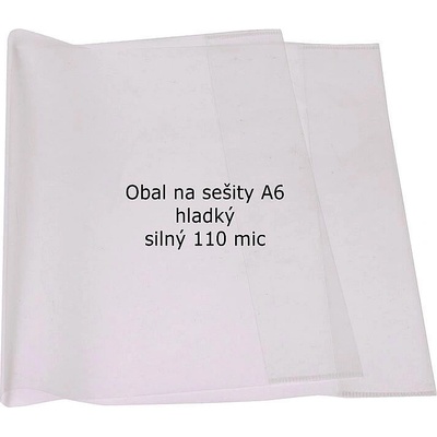 Obal na zošity A6 priehľadný