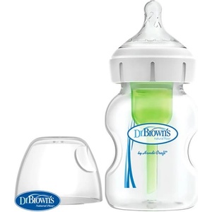 Dr. Brown's DR. BROWN'S Бутилка против колики Options+ широко гърло 150 мл пластмаса (IP2794)