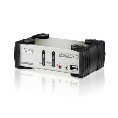 CS1732B-AT-G 2P PS/2-USB VGA/Audio KVMP Превключвател W/OSD (CS1732B-AT-G)