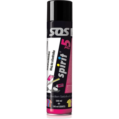 Lepidlo ve spreji dočasné SPIRIT 5 PLUS - spray 600 ml