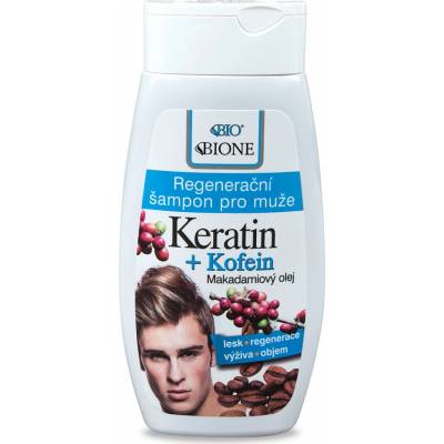 BC BIO Keratin Kofeín regeneračný šampón pre mužov 260 ml
