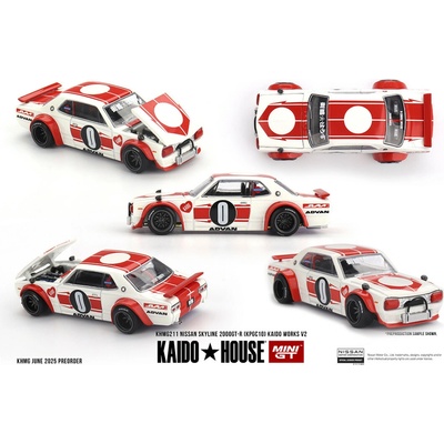 MINI GT Nissan Skyline 2000GT-R KPGC10 Kaido Works V2 1:64
