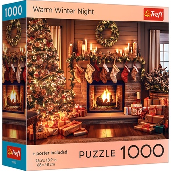Trefl - Puzzle Warm Winter Night - 1 000 piese