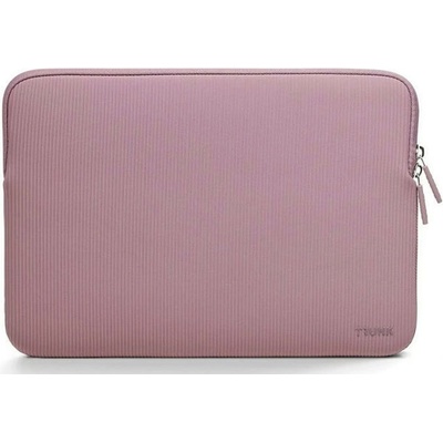 Trunk Калъф за лаптоп Trunk Textile Neoprene Laptop Sleeve, до 13" (33.02cm), гумиран двоен цип, влагоустойчив, розов (TR-TTALSPA13-WRO)
