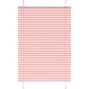vidaXL Плисирана щора, розова, 85x150 см, ширина на плата 84, 4 см, полиестер (4015446)