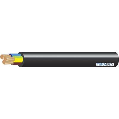 Tekaben H05RR-F 3x 1,5 mm² černý 5 m