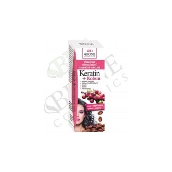 BC Bione Cosmetics vlasové stimulačné masážne serum Keratin + Kofein 215 ml