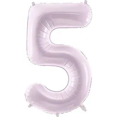 Party Deco Фолиев Балон Цифра, Светло Лилаво, 72 см - 5 (fb230g-5-014)