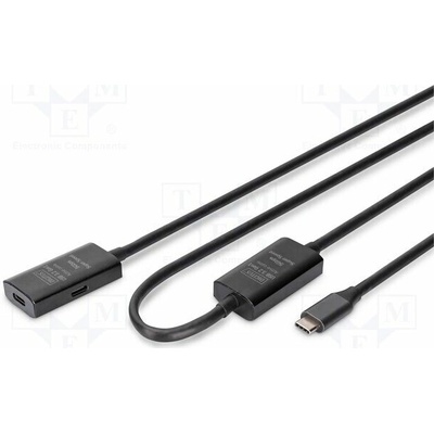 Digitus DA-73109 Repeater USB USB 3.2 Gen 1 se zesilovačem 10m černý
