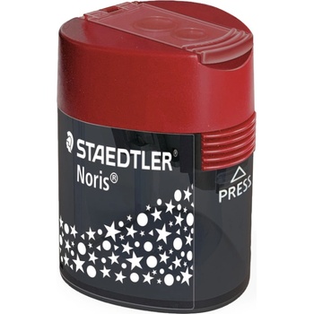 STAEDTLER Острилка Staedtler 512 с контейнер, двойна, ЧЕРВЕН (33832-А-ЧЕРВЕН)