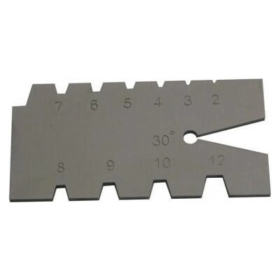 KINEX K-MET Měrka pro závity trapéz 2-12mm 30° 1124