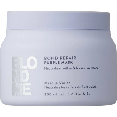 Schwarzkopf Professional Blondme Bond Repair Purple Mask 200 ml