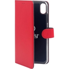 Pouzdro CELLY Wally IPhone XS Max, červené