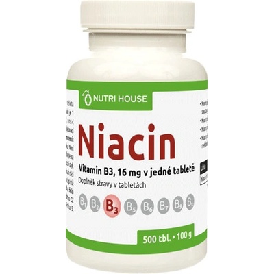 Niacin Vitamín B3 500 tablet