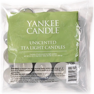 Yankee Candle Tea Light Candles Unscented 290 g