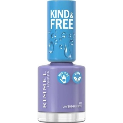 Rimmel London Kind & Free lak na nechty 153 Lavender Light 8 ml