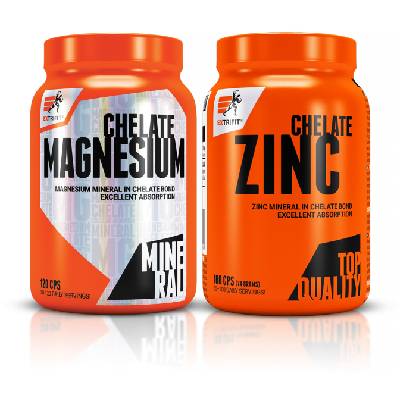 EXTRIFIT Magnesium Chelate 120 kapslí + EXTRIFIT Zinc Chelate 100 kapslí AKCE
