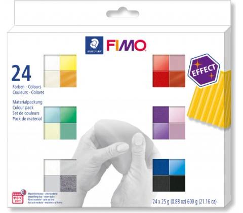 Fimo soft sada 24 barev 25 g BASIC