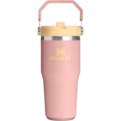 STANLEY Прасковен термос от неръждаема стомана 410 ml IceFlow Flip Straw 2.0 Tumbler Peach Rose - Stanley (100000116280)