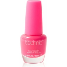 Technic Cosmetics Nail Varnish rychleschnoucí lak na nehty odstín Flamingo 12 ml