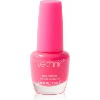 Technic Cosmetics Nail Varnish rychleschnoucí lak na nehty odstín Flamingo 12 ml