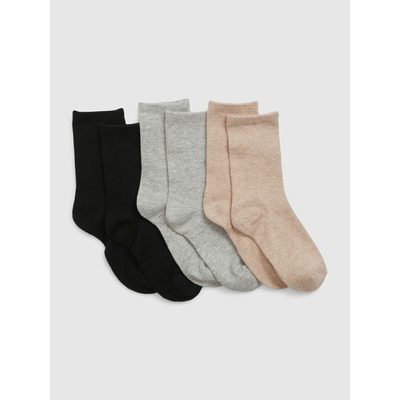 GAP Детски чорапи CashSoft, 3 броя GAP GAP | Cheren | Момичешки | 116/122